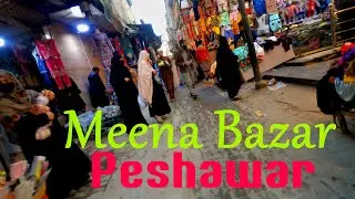 4K Walk - Meena Bazar Peshawar | Clothes Market | مینہ بازار پشاور