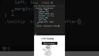 How to create CSS Tooltip ? #shorts #css #tooltips