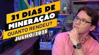⛏️💰 QUANTO GANHEI MINERANDO NO M&Ecirc;S JULHO/2025 COM MINHAS RIGS/ASICS - LUCRO OU PREJU&Iacute;ZO?