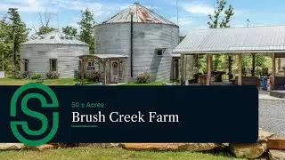 Brush Creek Farm &bull;  50&plusmn; Acre Retreat with Grain Bin Home for Sale in Mentone, Alabama