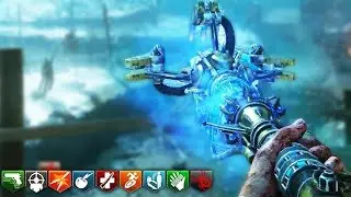 ORIGINS BLACK OPS 3 ZOMBIES ONLINE GAMEPLAY NO COMMENTARY ICE STAFF UPGRADE