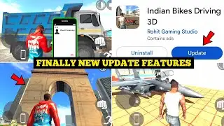 Finally Indian Bike Driving 3D New Update Features Aagye 🤯🔥| New Prop Cheat Code | Harsh in Game