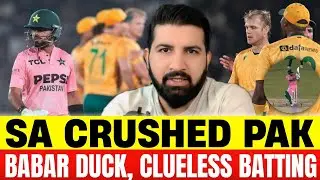 SA demolish PAK in 1st T20I, Babar makes duck, batting clueless, 55 runs defeat