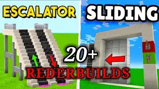 THE REDERBUILDS 🔥|TOP 20 REDSTONE BUILDS IN MINECRAFT 🤯| #minecraft#Redstonebuild #Rederbuilds#best