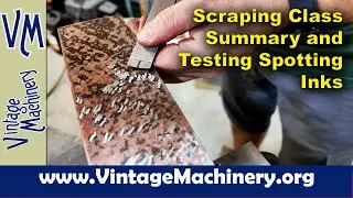 Scraping Class Summary and Testing Various Dye Spotting Inks