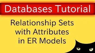 Entity-Relationship Model - Relationship Sets with Attributes | Database Tutorial 3d