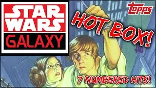 Topps Chrome 2021 Star Wars Galaxy Hobby Box! HOT BOX • 7 Numbered Hits!