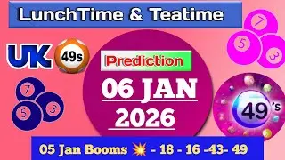 Uk49s double predictions for today 06-01-26 | today uk49s lunchtime prediction