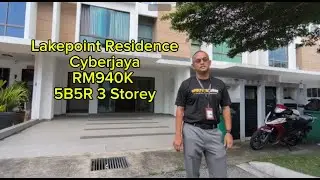 LakePoint Residence Cyberjaya 5 Bedroom 5 Bathroom | RM940K Below Market Value