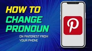 How To Change Pronouns on Pinterest from Phone #pinterest