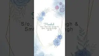 WhatsApp Wedding Invitation | Blank WhatsApp Invitation | Premiere Pro Invitation | Free Download