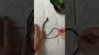 Handmade Twisted Tassel For Jewellery #shorts #tassels #jewellerytassel #twistedtassel #diy #fabric