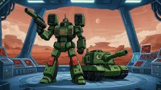 TANK CARTOON - TANK BATTLE - TANK WARRIOR - TANK ROBOT - TANK TOP - TANK ANIMATON - TANK PHASE 9