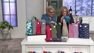 California Innovations Set of 4 Insulated Wine Totes on QVC