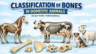 Anatomy class vldd ||classification of bone in domestic animals || vldd 1st year class