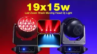19x15w Led Zoom Wash Moving Head Dj Light