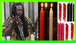 How to use Red,Black and White Candle to identify what's going in your life