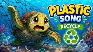 Plastic Recycle Song #aianimation #trending #softanimation #3danimation #sunnypuffstudios #babysong