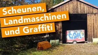 Graffitiauftrag in einer Scheune im sch&ouml;nen Schwarzwald.