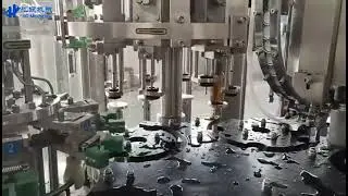 Full Automatic Small Capacity Glass Bottle Washing Filling And Capping Machine