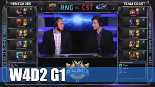 Renegades vs Coast Game 2 | S5 NA CS Summer 2015 Week 4 Day 2 | RNG vs CST G2 W4D2 NACS