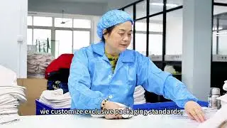 Chinese garment factory,packaging process.based on customer&rsquo;s brand philosophy.