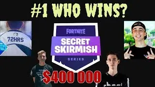 Fortnite Secret Skirmish Highlights (SOLO) tfue, 72hours, Aydan, Bizzle