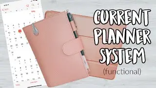 MY CURRENT PLANNER SYSTEM | functional planning w. B6 Moterm & Stalogy, Digital Planner, and iCloud