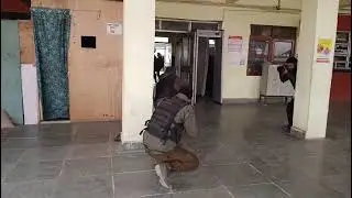 Security forces conduct a mock drill at Anantnag Railway Station to assess emergency preparedness 