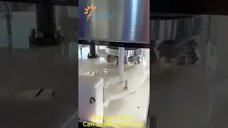 Nitrogen Flushing Can Sealing Machine for Dry Product , Automatic Can Seaming Machine with nitrogen