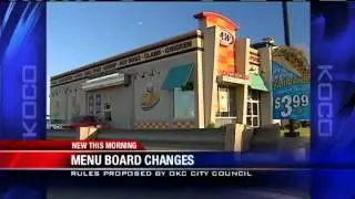 Okla. City May Shrink Drive-Through Signs