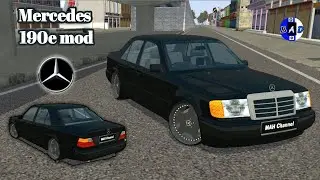 Bussid new Mercedes benz 190e car mod//Download//Bussid classic car mods/E class//Mah channel//B.A.D