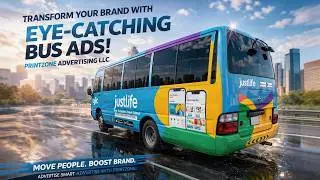 Transform Your Brand with Eye-Catching Bus Ads! 🚍✨ | Printzone Advertising LLC