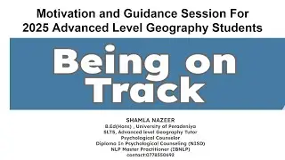 Being on track: 2025 A/L motivation and Guidance Session