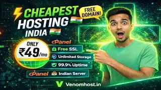 India's Cheapest Hosting 2026 VenomHost.in