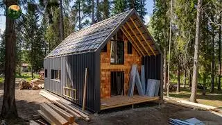 Couple Builds A Unique Modern Cabin From Scratch