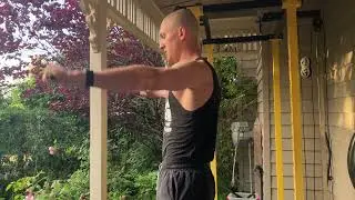 Back day glimpse (skipping and pullups)