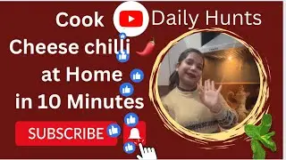 Cheese Chilli at Home in 10 minutes #cheesechilli #food #foodlover #viral #vlogs #vlogger #foodlove