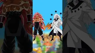 Madara uchiha vs Black Goku #anime #naruto #dragonball #goku #dbz #madara
