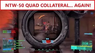 I hit another QUAD COLLATERAL on Battlefield 2042 lol