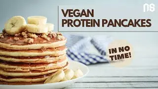 EASY VEGAN PROTEIN PANCAKES