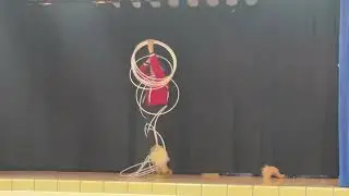Native American Traditional Hoop Dancing by a Shaw parent
