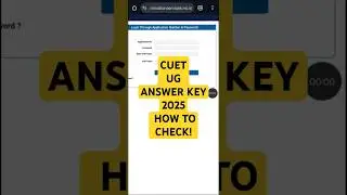 CUET UG Answer Key 2025 || CUET UG Answer Key 2025 kaise check kare #cuetuganswerkey
