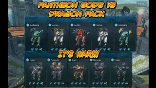War Robots - Pantheon Gods Ares Hades Nemesis VS. Ao Jun Ao Guang Ao Qin Skirmish Gameplay