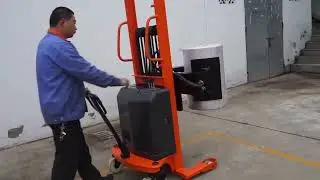 semi electric paper roll rotating and lifting machine