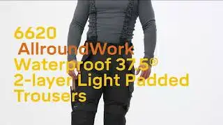 Snickers 6620 AllroundWork Waterproof 37.5&reg; 2-layer Light Padded Trousers