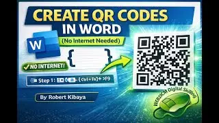 How to develop QR Codes in Microsoft Word FOR FREE