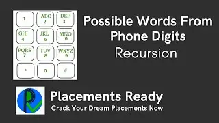 Possible Words From Phone Digits - Recursion