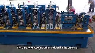 Professional Production of Tube Mill From Taoguan Factory, Steel Pipe Making Machine Equipment