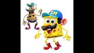 Spongemario! | Crazy Funny Meme Banger Peak Songs and Music
